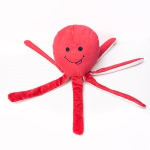 Sustainapaws Octopus 100% Recycled Plastic Double Layered Plush Dog Toy - Give Paws