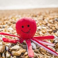 Sustainapaws Octopus 100% Recycled Plastic Double Layered Plush Dog Toy - Give Paws