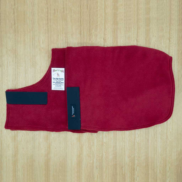 80cm Double Fleece Dog Coat - Give Paws