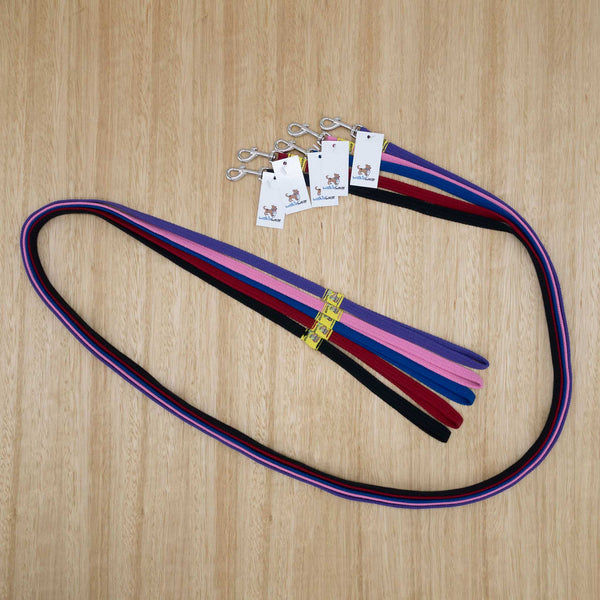 12mm x 1.8 metre Webbing Lead with Extra Light Clip - Give Paws