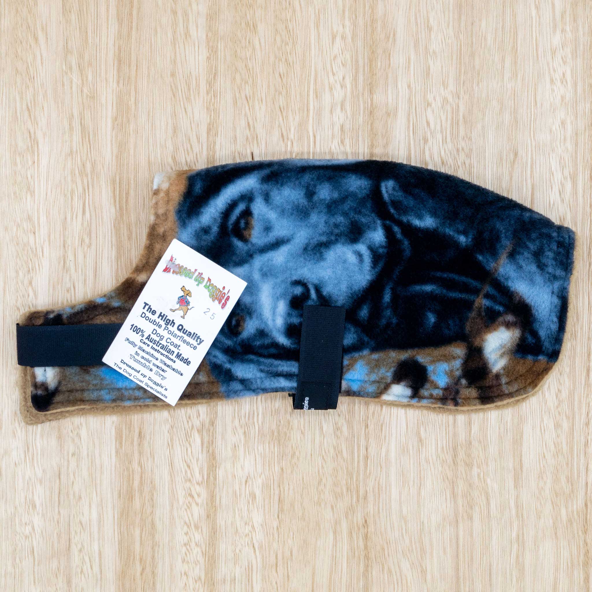 25cm Double Fleece Dog Coat