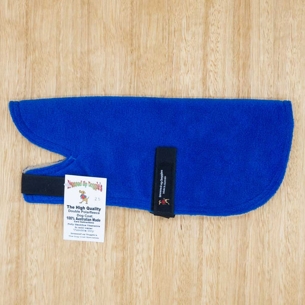 25cm Double Fleece Dog Coat - Straight Fit - Give Paws