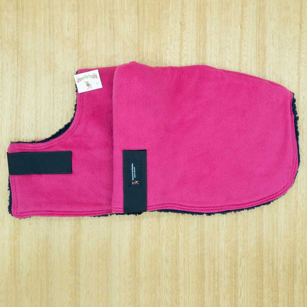 65cm Double Fleece Dog Coat - Give Paws