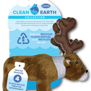 Clean Earth Plush Caribou - Give Paws