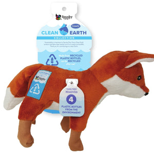 Clean Earth Plush Fox - Give Paws