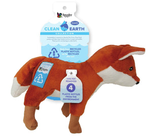 Clean Earth Plush Fox - Give Paws