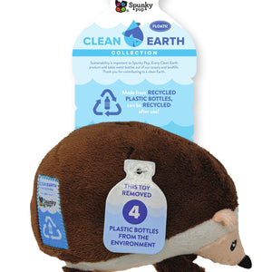 Clean Earth Plush Hedgehog - Give Paws