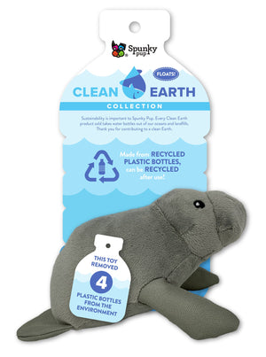 Clean Earth Plush Manatee - Give Paws