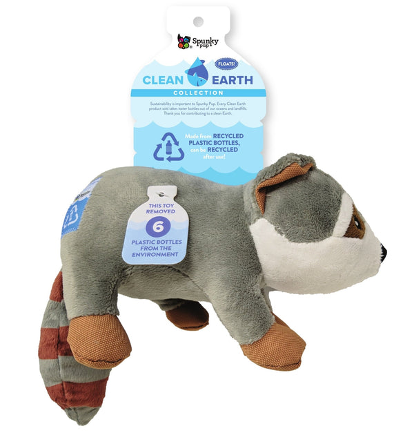 Clean Earth Plush Raccoon - Give Paws