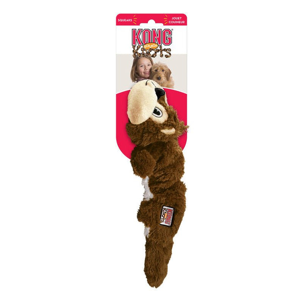 KONG Scrunch Knots Squirrel - Give Paws