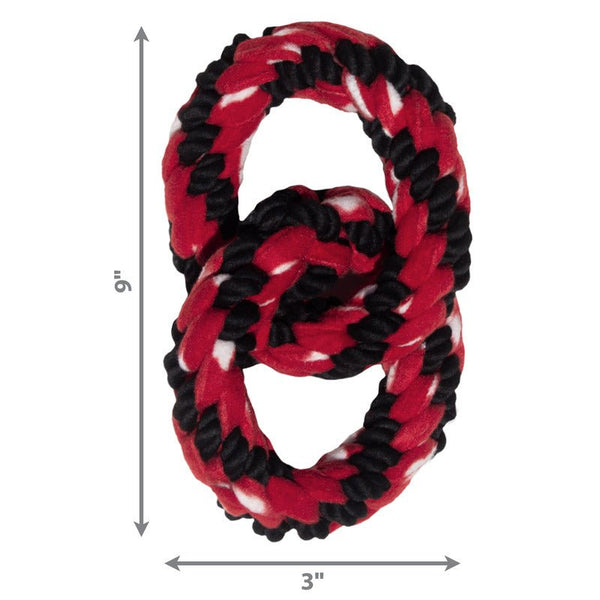 KONG Signature Rope Double Ring Tug - Give Paws