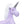 Violet Unicorn - Medium - Give Paws